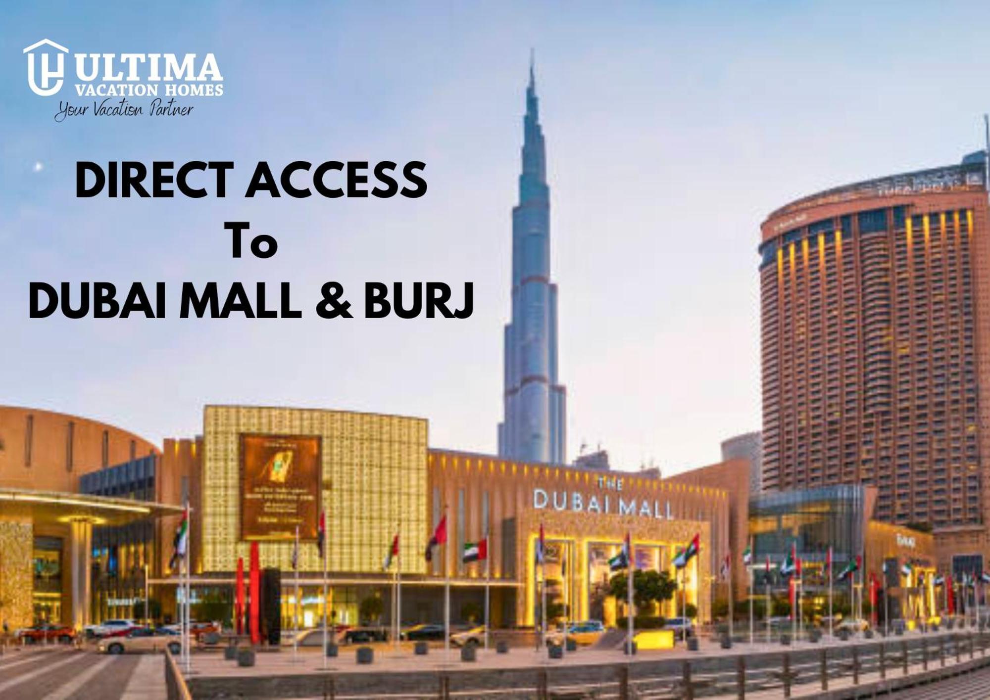 Elegant Apartment With Direct Access To Dubai Mall Eksteriør billede